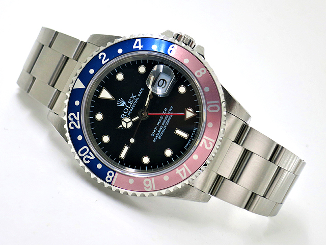 ROLEX GMTマスター 退色ベゼル-